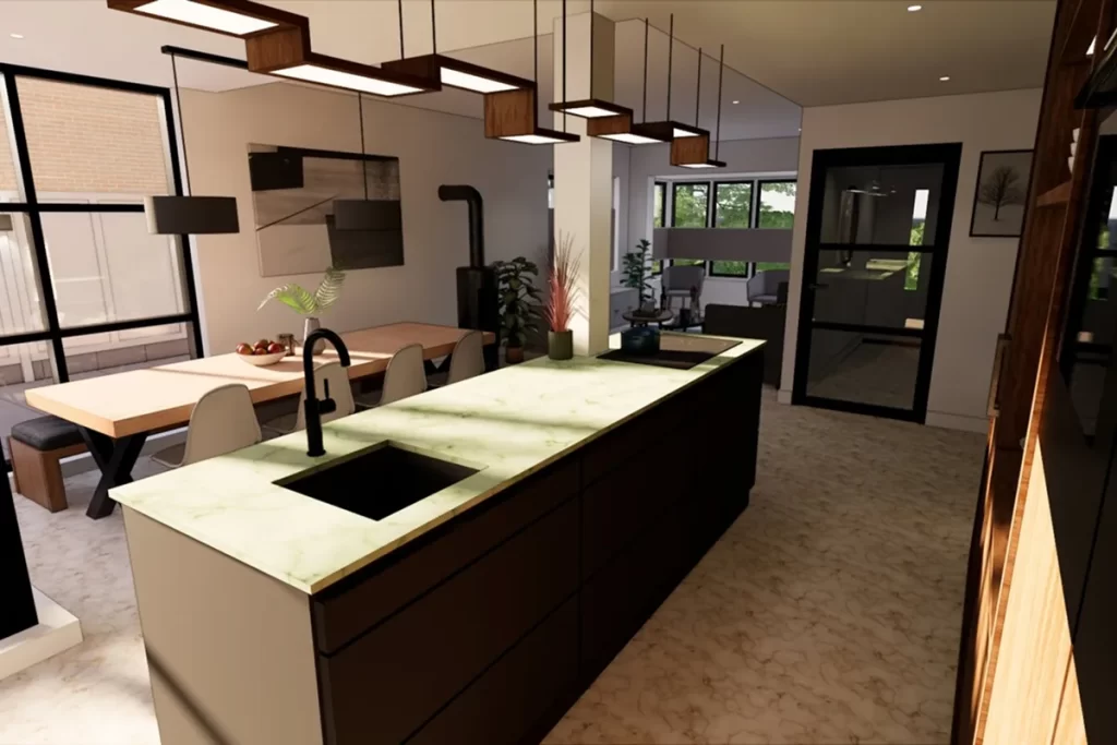 Resultaat verbouwing en uitbouw woning Bunschoten